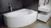 Besco Rima 130x85cm wanna asymetryczna prawa + obudowa + syfon